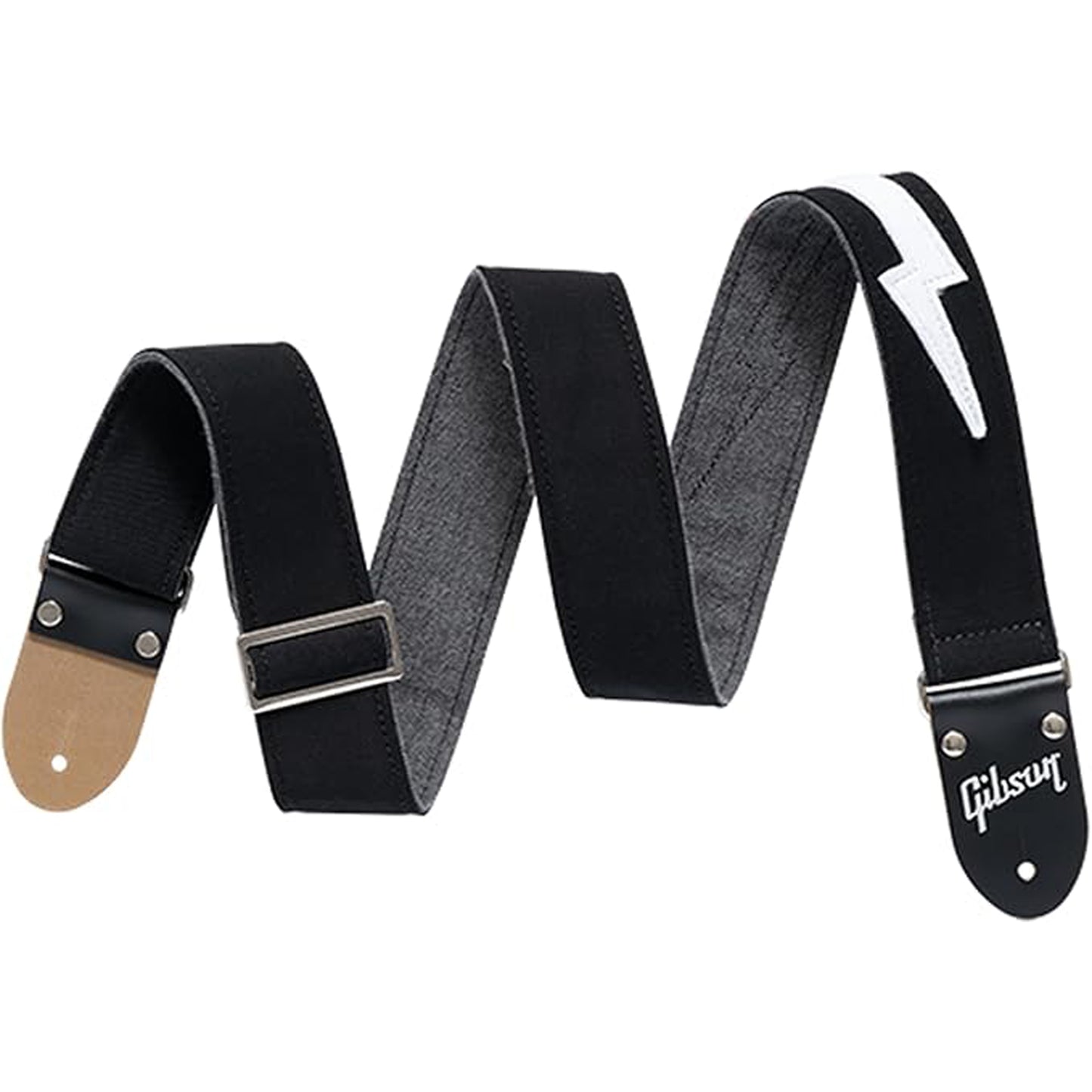 Gibson ASVBLT-BLK The Vintage Bolt Strap