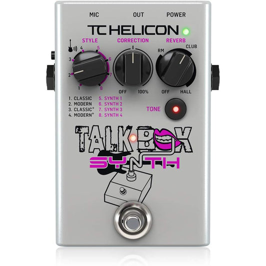TC-Helicon Talkbox Synth Guitar Talkbox Effects Pedal