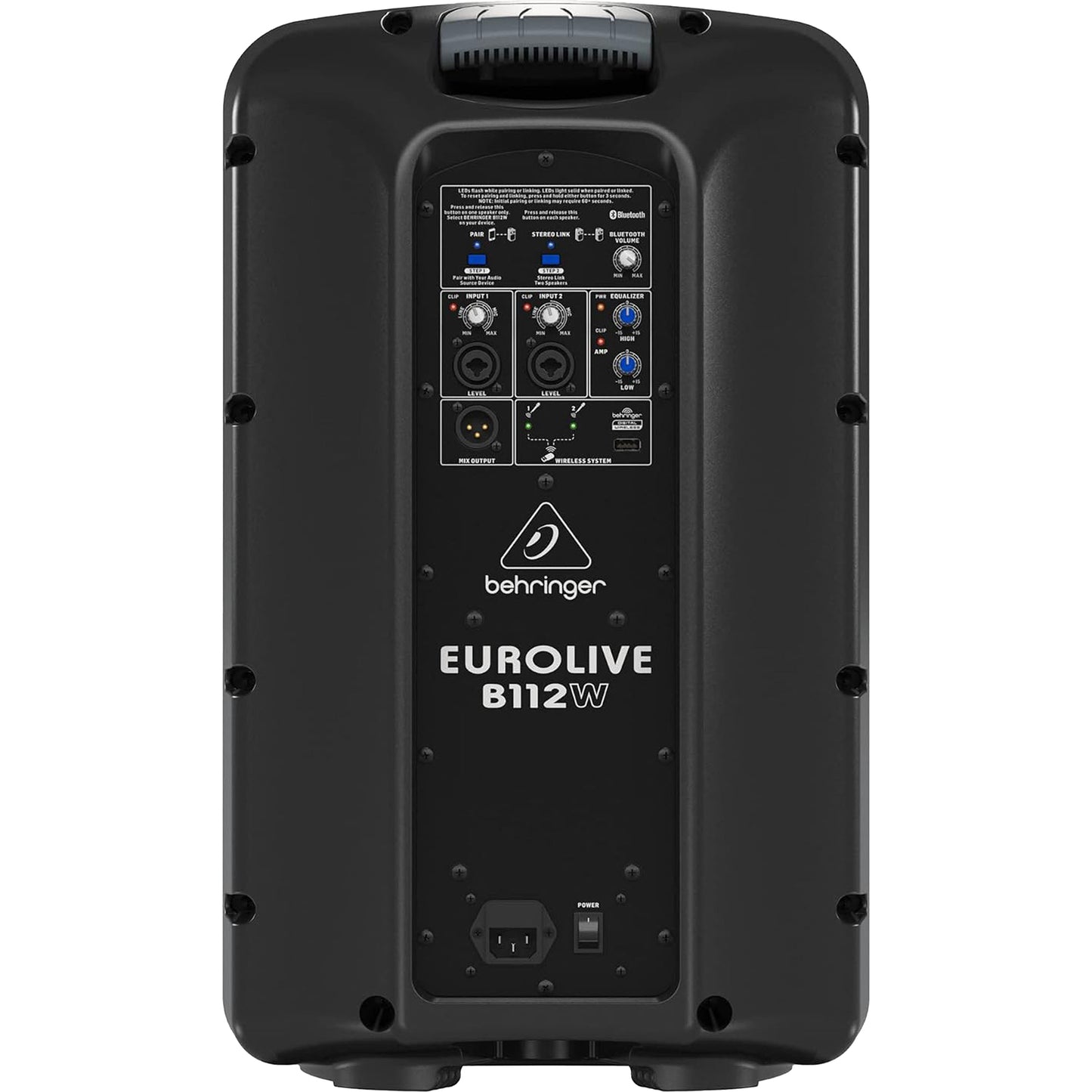 Behringer Eurolive B112W 1000W 12” Powered Speaker with Bluetooth