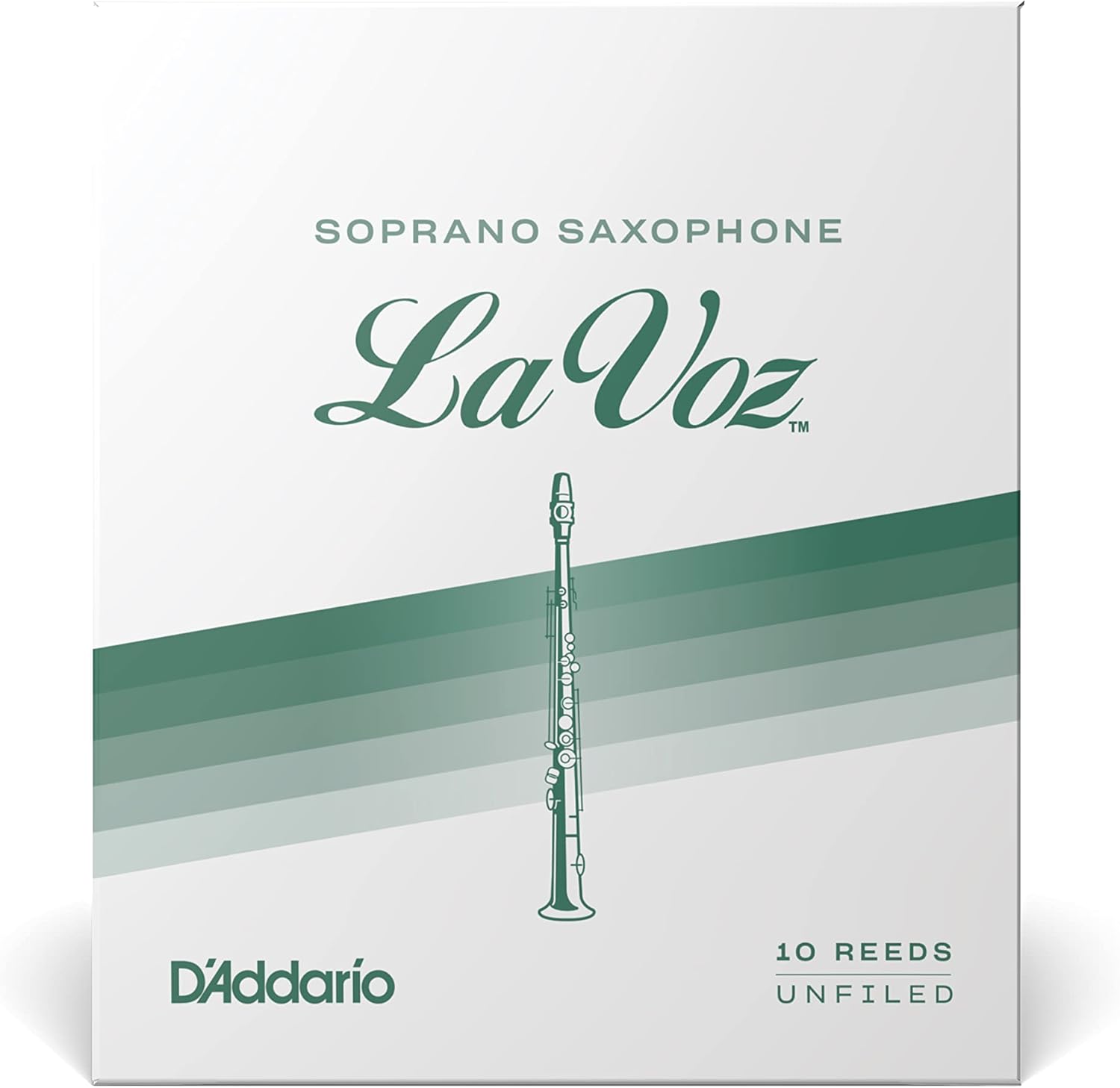 Soprano Sax Reed Rico Rico La Voz Soprano Sax Reeds Hard Strength 10-Pack – Alto Music