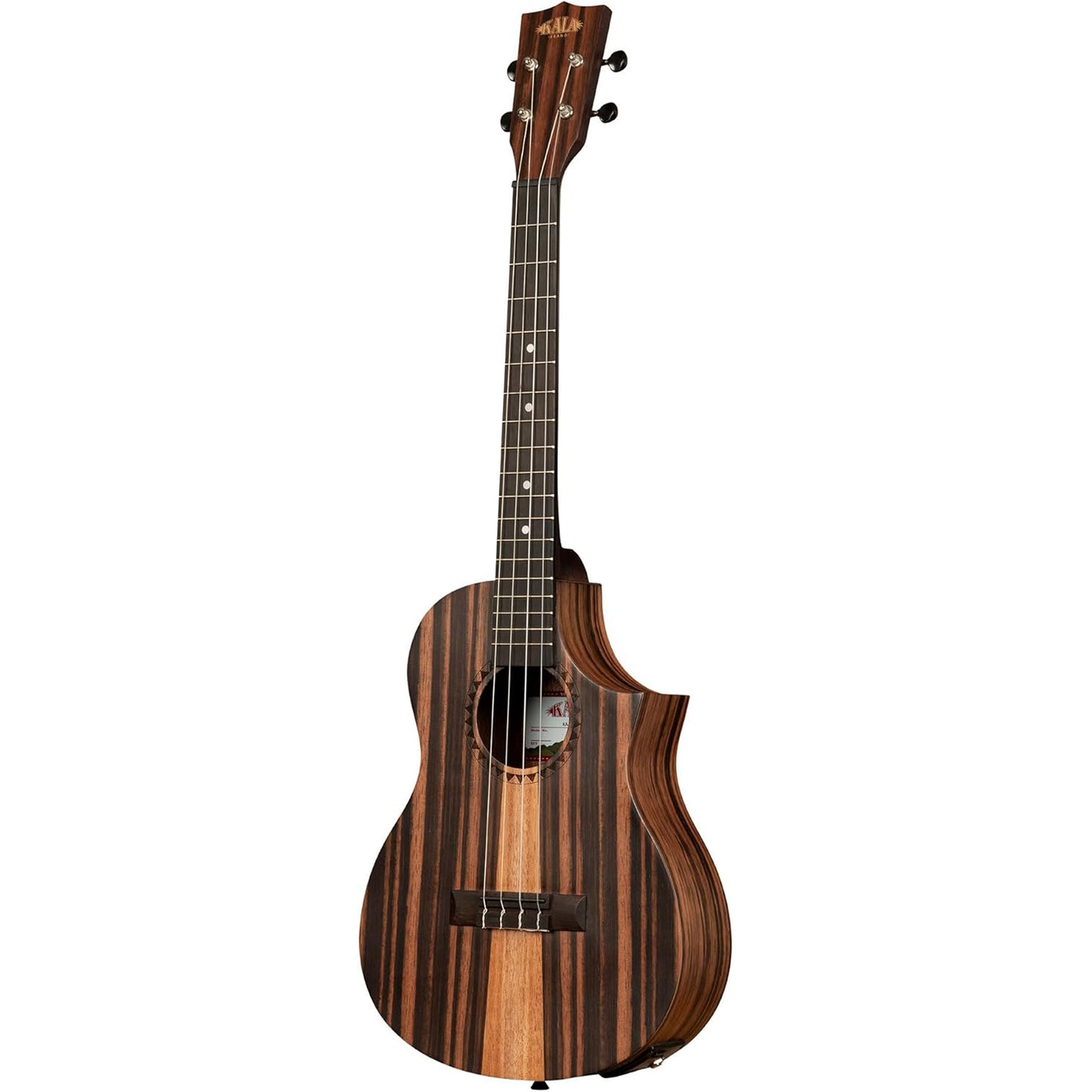 Kala Amara Tri-Top Baritone Acoustic-Electric Ukulele with Cutaway & EQ