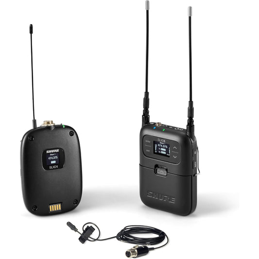 Shure SLXD15/DL4B  Wireless DuraPlex Omni Lavalier Mic System - J52 Frequency