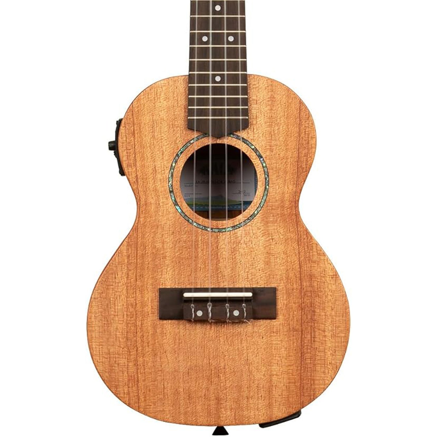 Kala James Hill All Solid Mahogany Concert Ukulele w/EQ and Gig-Bag