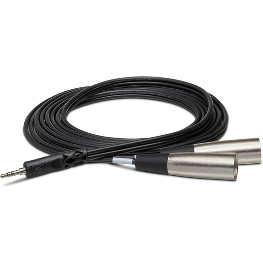 Hosa CYX-402M Y Cable 3.5mm TRS to XLR Male 2m