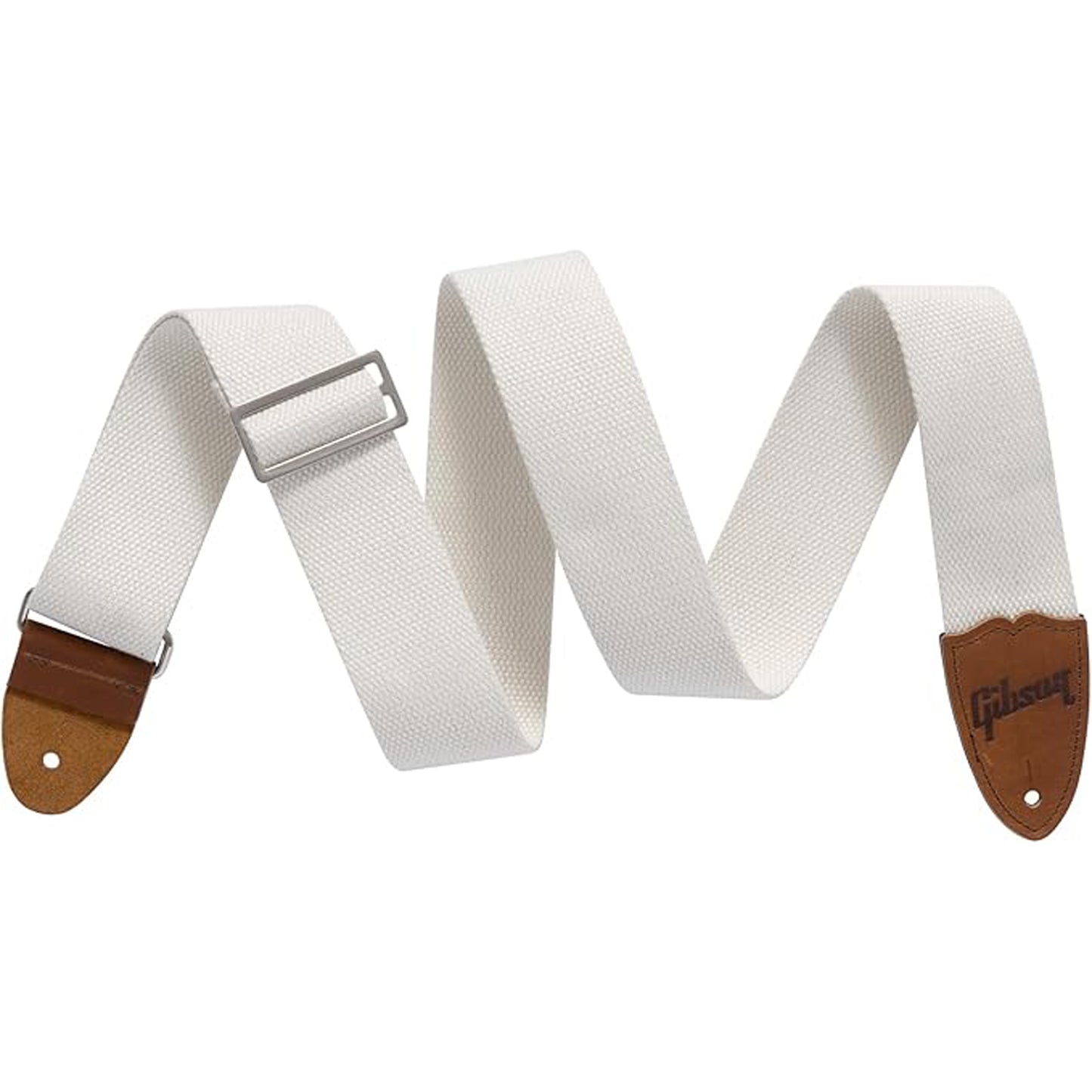 Gibson ASCNVS-WHT The Canvas Strap - White