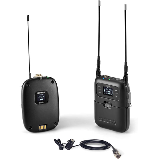 Shure SLXD15/85 Wireless Cardioid Lavalier Mic System - H55 Frequency
