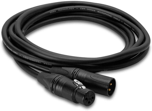 Hosa CMK-003AU Edge Mic Cable XLR3F to XLR3M with Neutrik Connectors, 3 ff