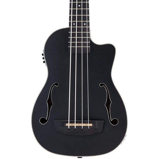Kala UBASS-JYMN-BK-FS Journeyman, 4-String Ukulele - Black