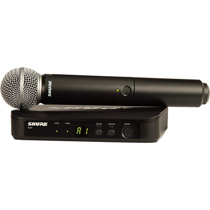 Shure BLX24/SM58-H10 Wireless Vocal System with SM58 Handheld Microphone, H10