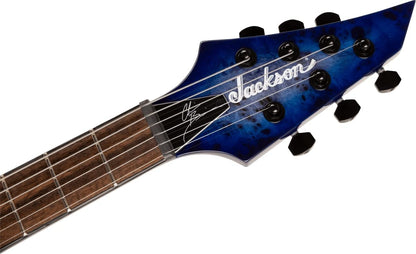Jackson Pro Series Chris Broderick Sig Soloist HT6P - Transparent Blue