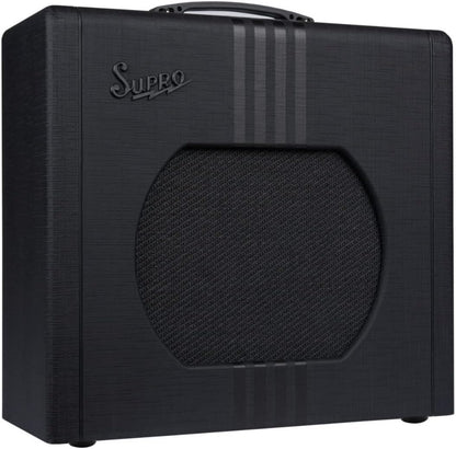 Supro 1822RBB Delta King 12 15 Watt 1x12” Combo Amplifier in Black and Black