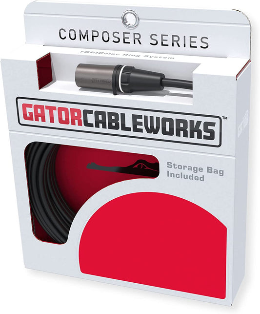 Gator CBW-CPSRXLR-CBLE-10 Composer 10 Foot XLR Microphone Cable