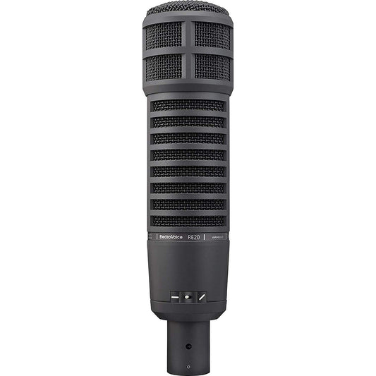 Electro Voice RE20 Black Broadcast Microphone with Variable-D