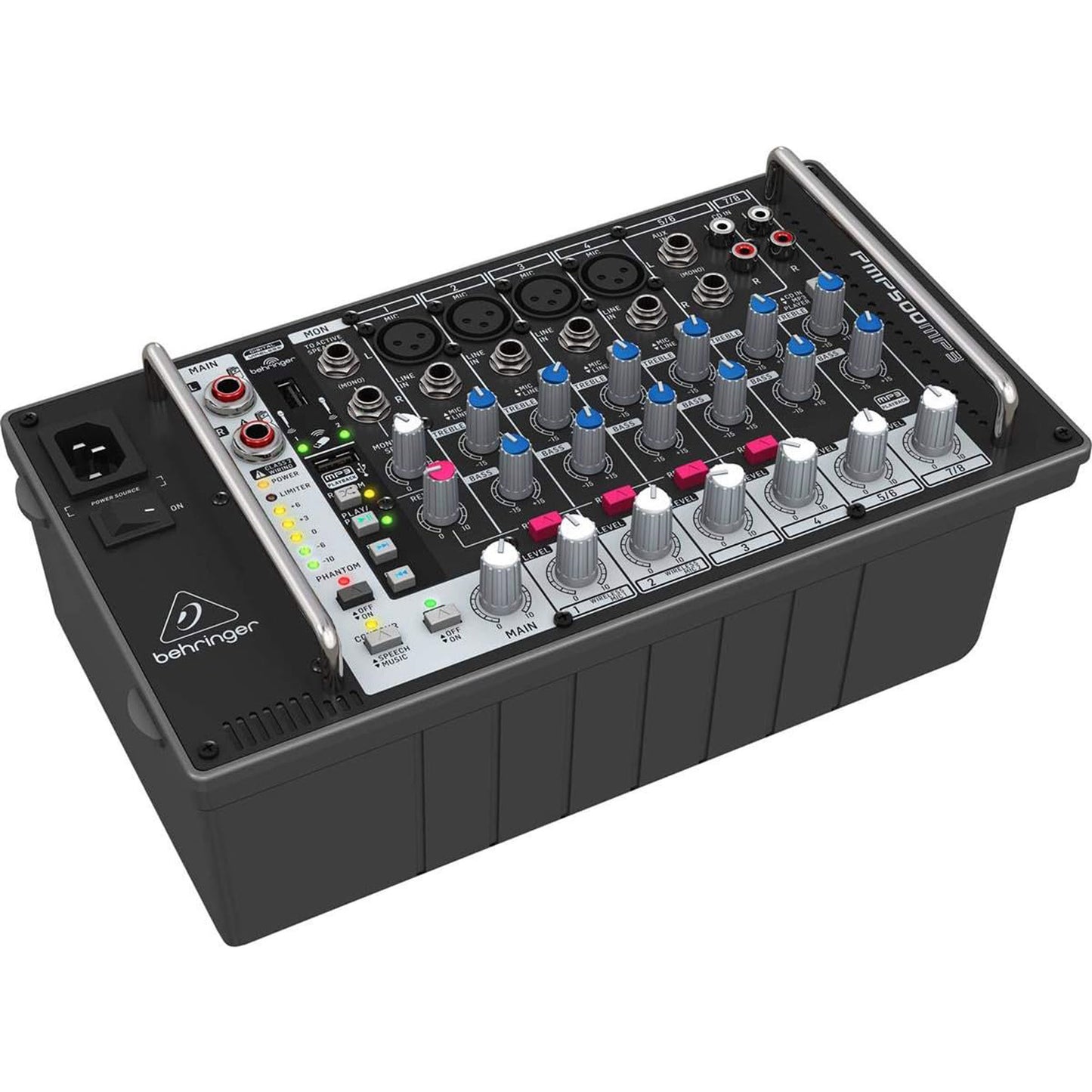 Behringer PMP500MP3 8-channel 500W Powered Mixer