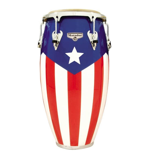 Latin Percussion Matador Puerto Rican Flag Motif Quinto