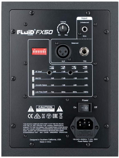 Fluid Audio FX50 5" Bi Amplified Coaxial Studio Monitor