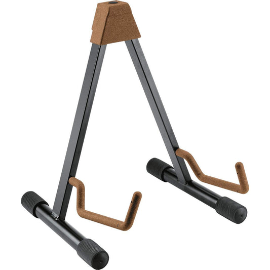 K&M A-Frame Acoustic Guitar Stand - Cork