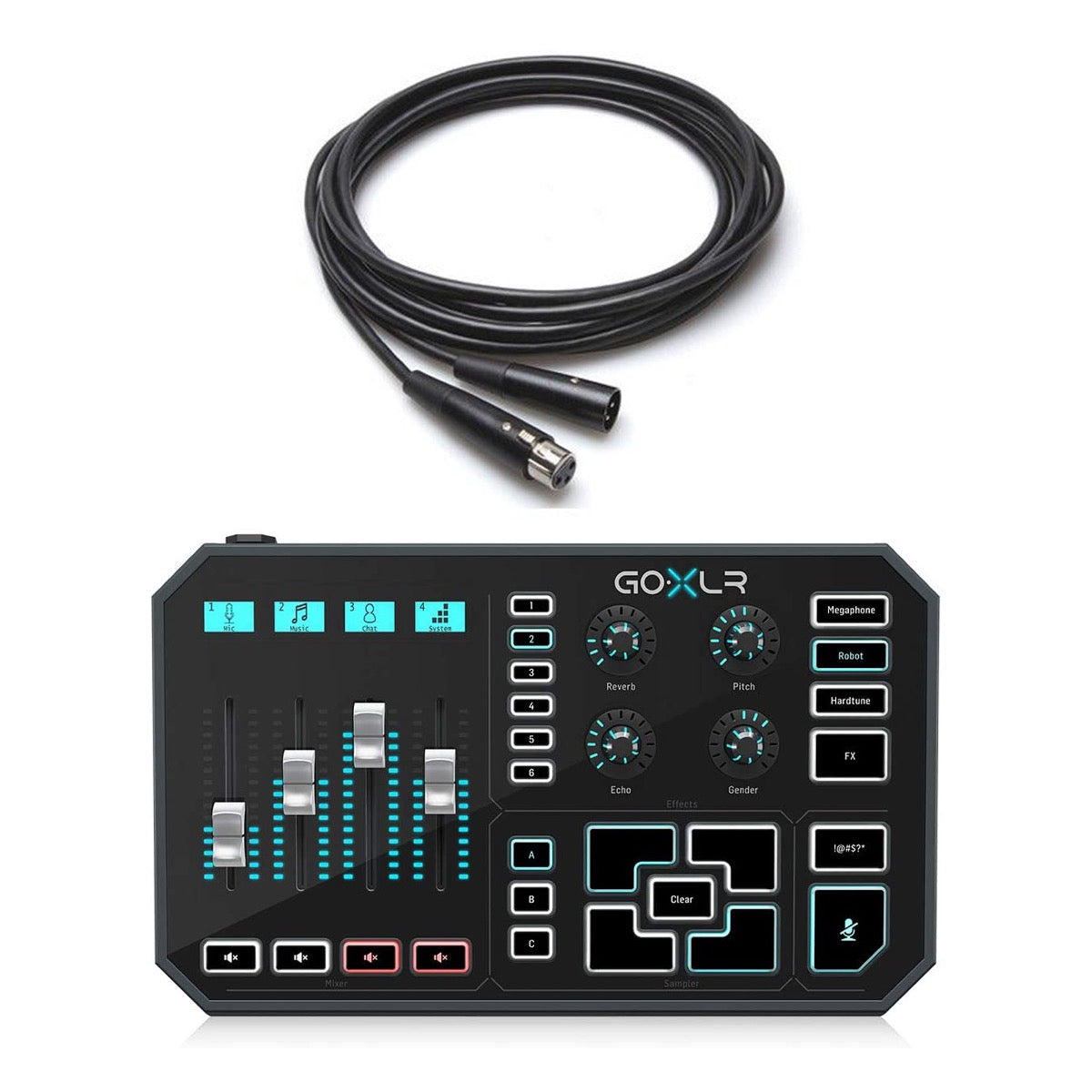 TC Helicon GoXLR Mixer, Sampler, & Voice FX for Streamers