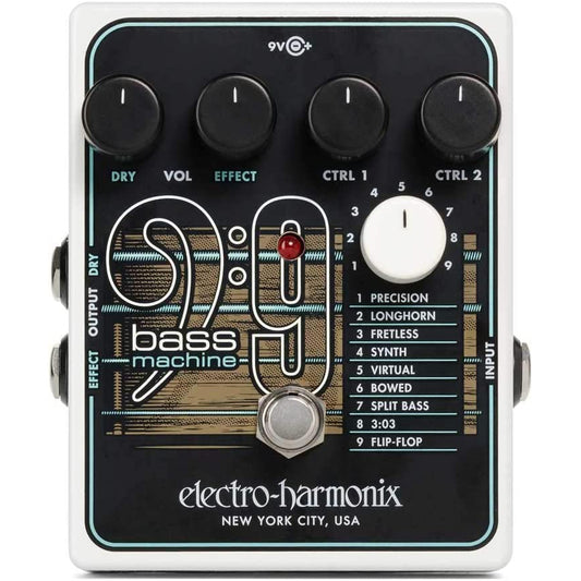 Electro Harmonix BASS9 Bass Machine Effects Pedal