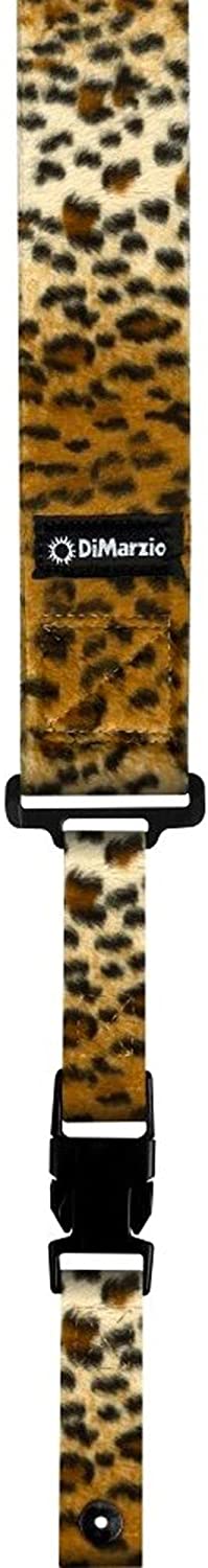 DiMarzio DD2230CH 2In Nylon Cliplock Strap in Cheetah
