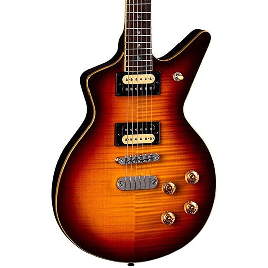 Dean Cadillac CADI1980FMTCS 1980 Flame Maple Guitar - Trans Cherry Sunburst