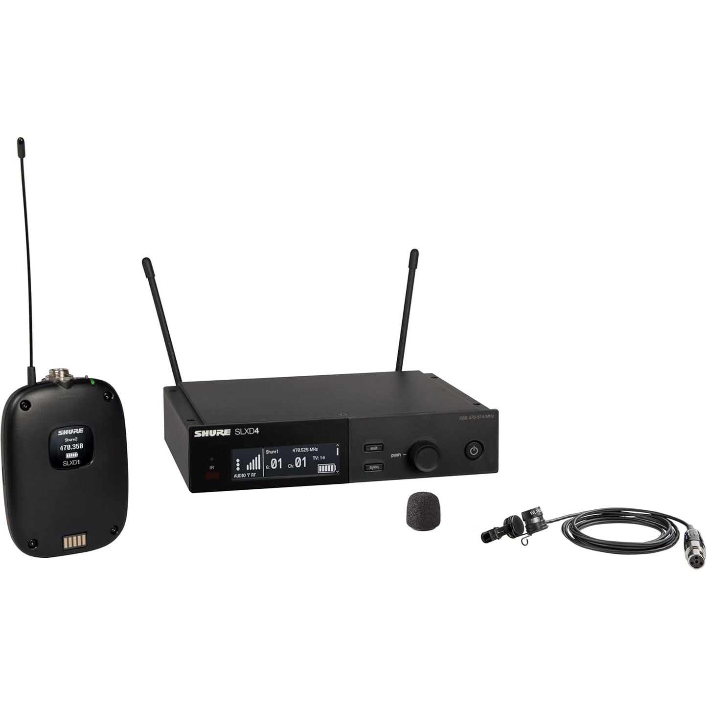 Shure SLXD124/85M Digital Wireless Combo Microphone System - G58 Frequency