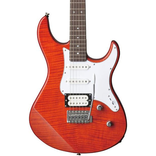 Yamaha PAC212VFM Flamed Maple Pacifica Electric Guitar - Caramel Brown