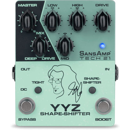 sansamp pedal Tech 21 YYZ Geddy Lee Shape-Shifter Signature SansAmp Pedal – Alto Music