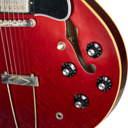 Gibson Custom 1964 ES-335 Reissue Trapeze Sparkling Burgundy Light Aged NH