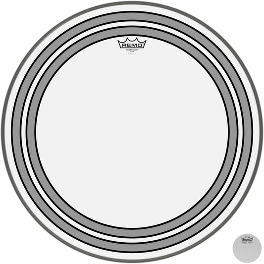 Remo Powersonic Clear Bass Drumhead, 20"