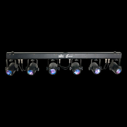 Chauvet 6SPOT RGBW LED Powered Color Changer System with Travel Bag