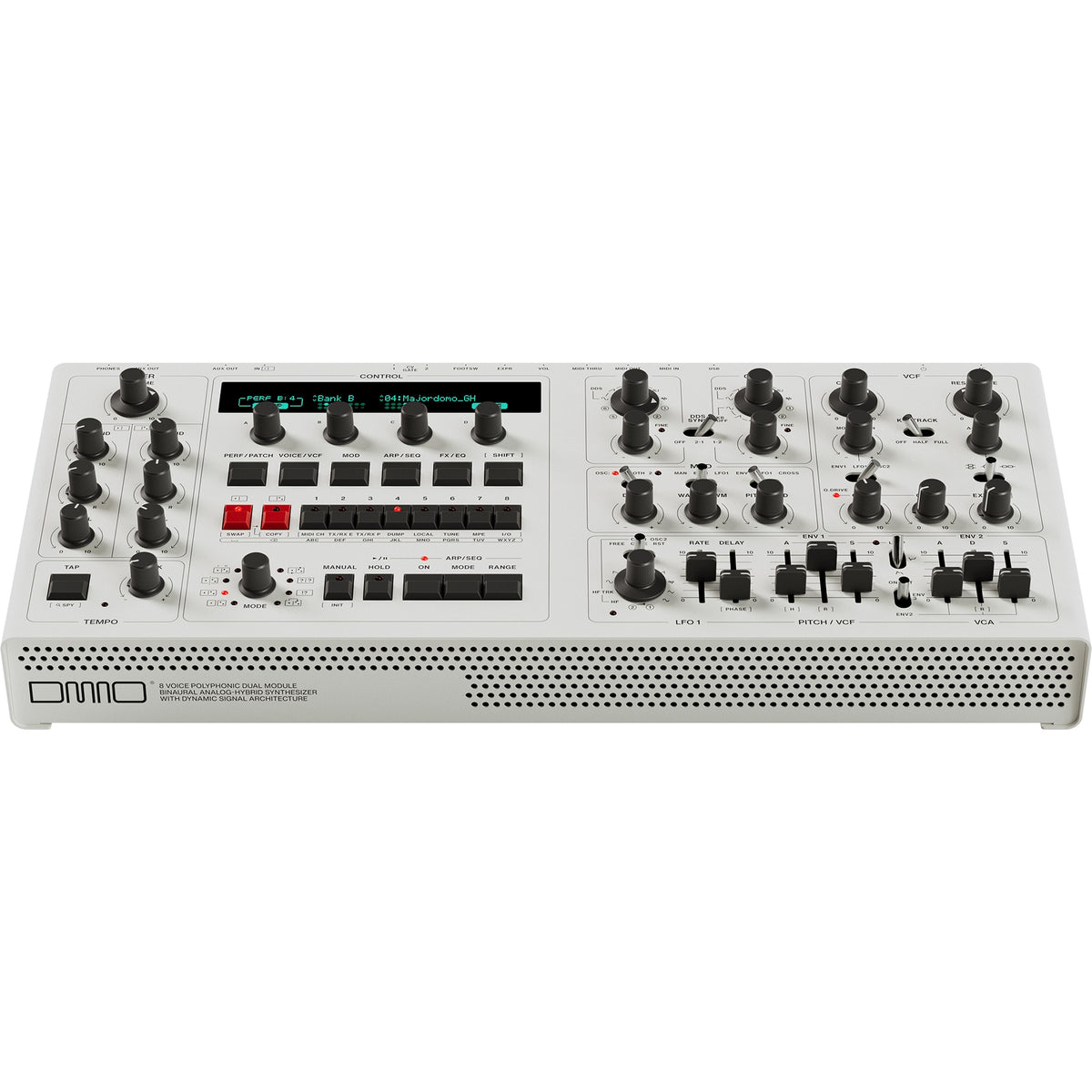 UDO Audio DMNO-ON Desktop 8-voice Synthesizer - White