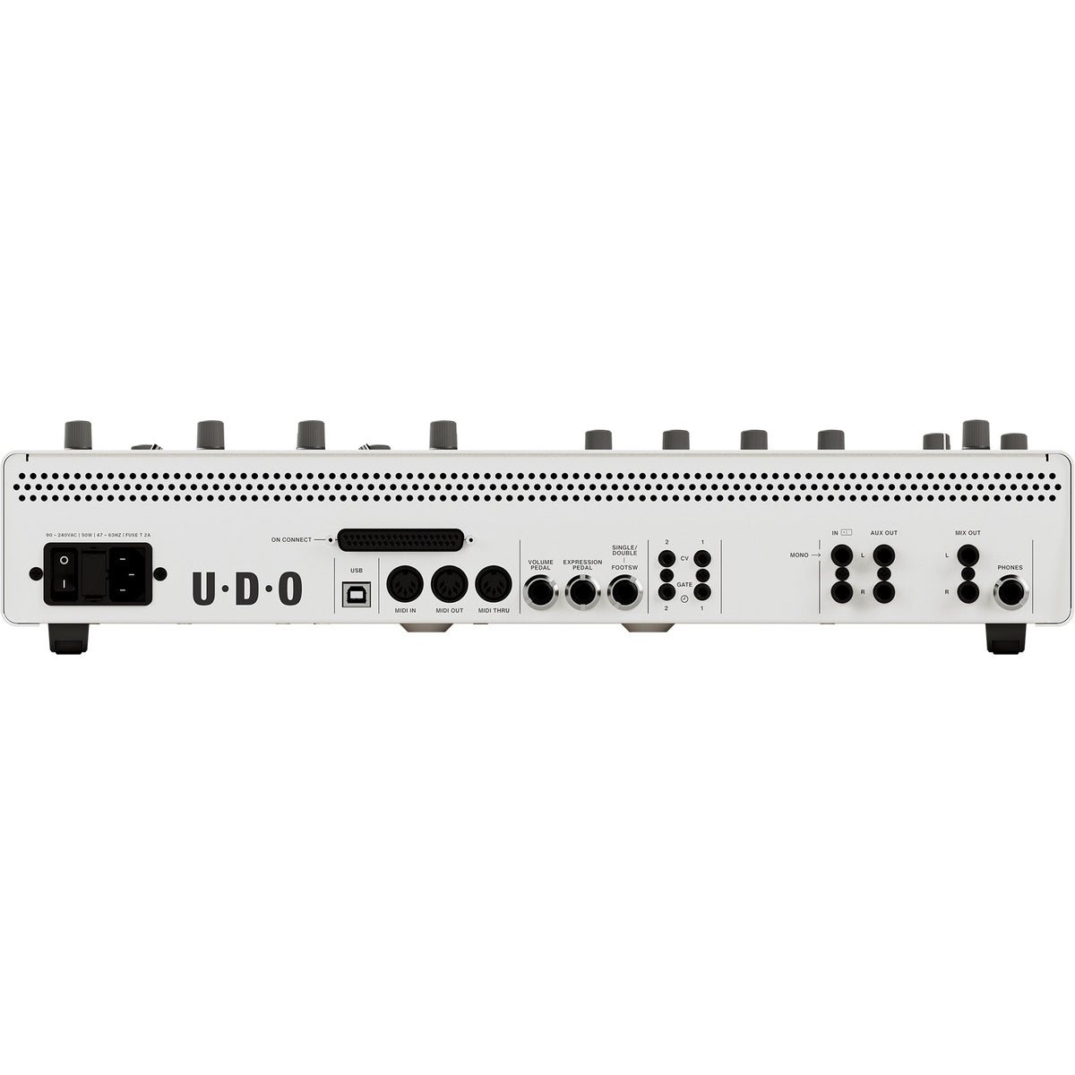 UDO Audio DMNO-ON Desktop 8-voice Synthesizer - White