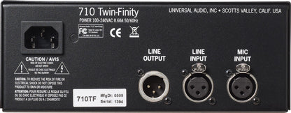 Universal Audio 710 Twin-Finity Single Channel Tube & Solid State Mic Pre / DI