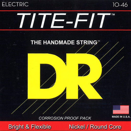 Dr Strings MT-10 Tite-Fit Electric Guitar Strings 10-46