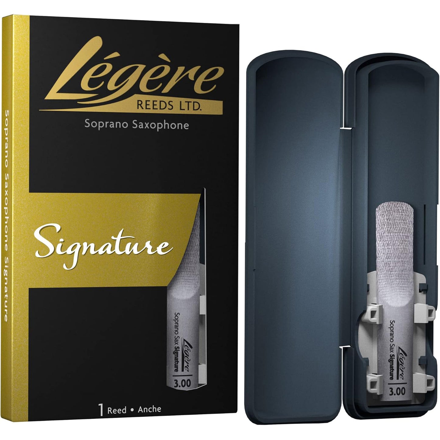 Légère Reeds - Soprano Saxophone Reed, Signature, Strength 3.00