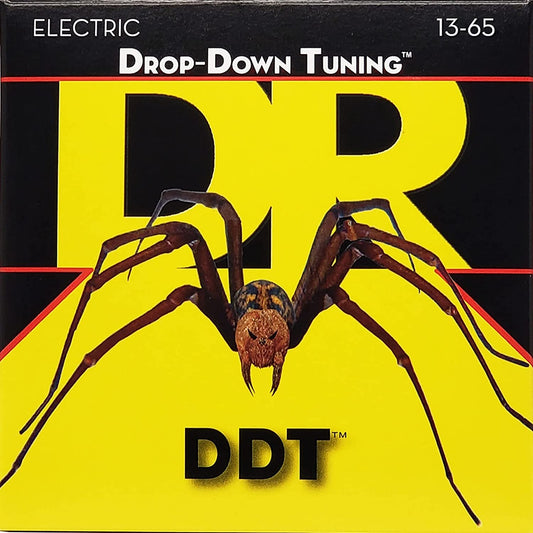 Dr strings 2-ddt-13 Drop Down Tuning Electric Guitar Strings, 13-65 mega-heavy