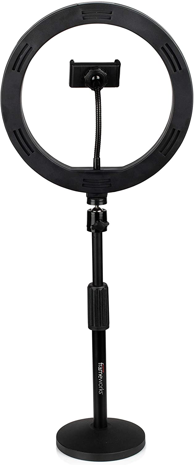 Bower® 10-in. Rgb Selfie Desktop Ring Light Studio Kit : Target