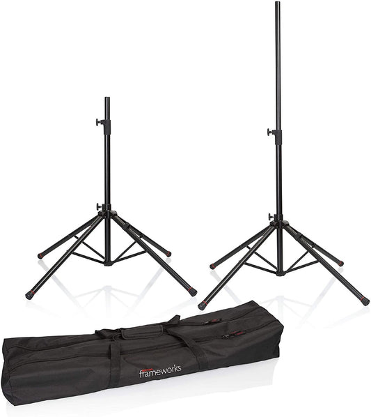 Gator Frameworks Two Quad Base Speaker Stand W/ Carry Bag