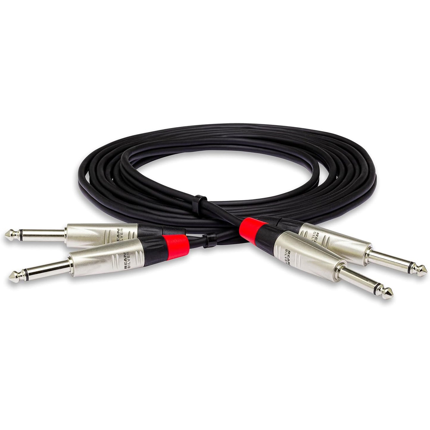 Hosa HPP-003x2 Pro Dual Cable 1/4"" TS to Same 3ft