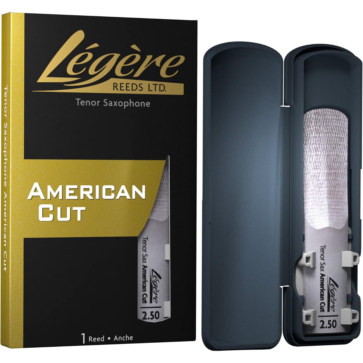 Legere Tenor Saxophone Reed, American Cut - Strength 2.50