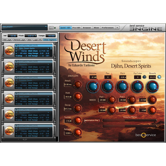 Best Service Desert Winds Virtual Instrument