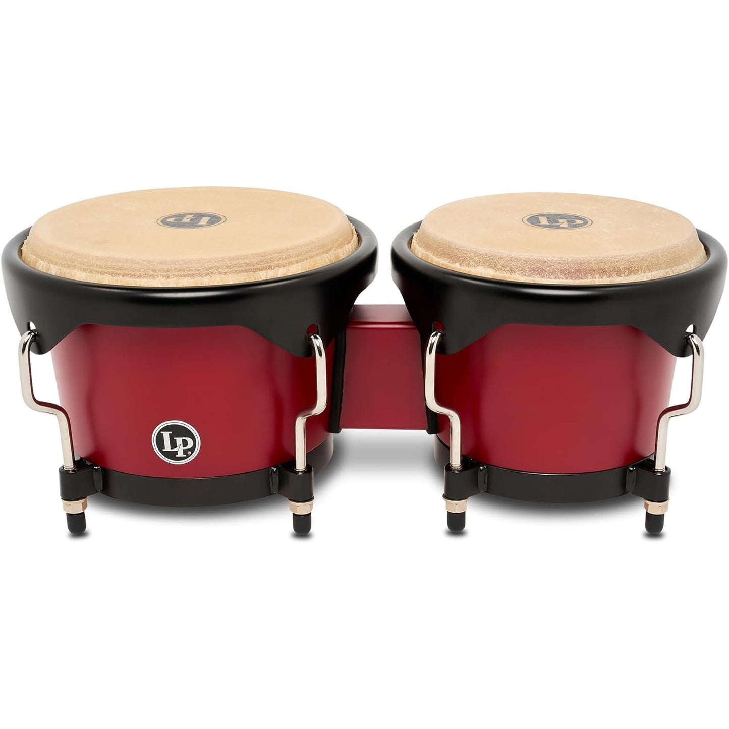 Latin Percussion LP601D 6 1/4 - 7 1/4 Discovery Series Bongos - Red