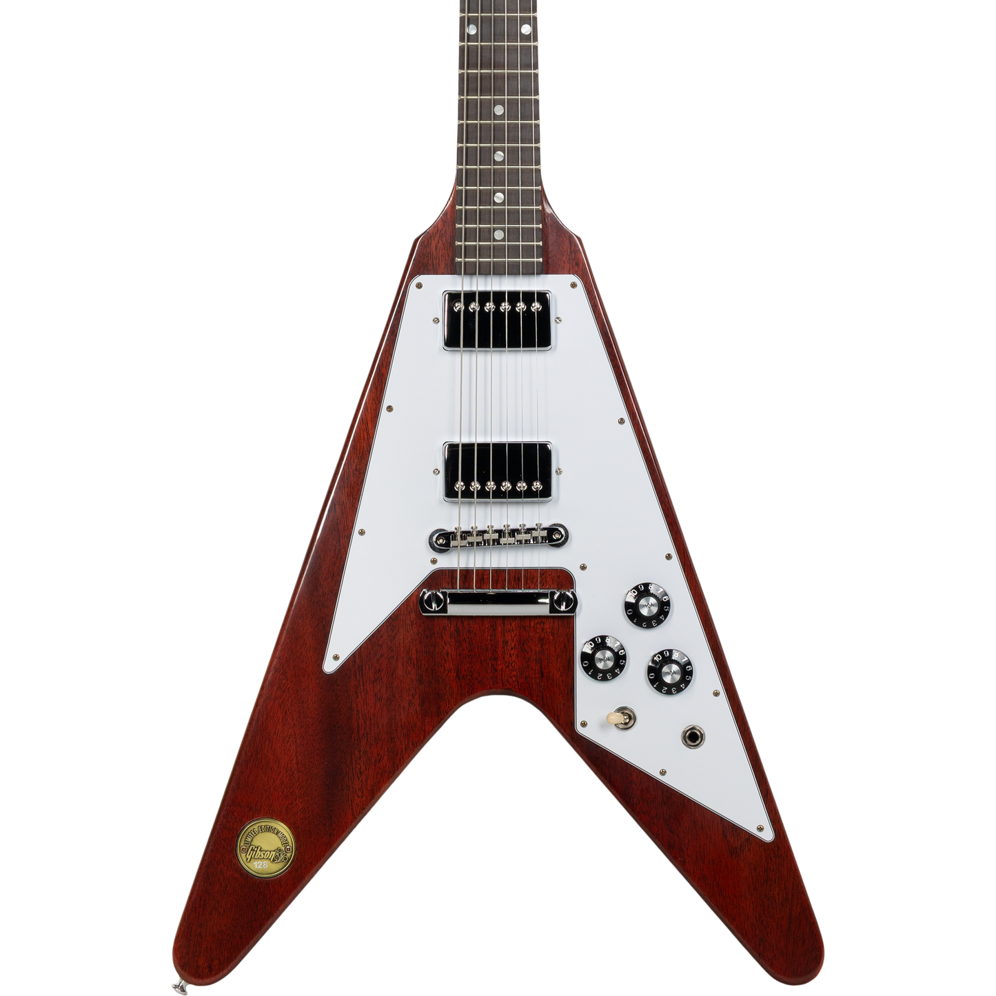Gibson Custom 1971 Flying V Medallion Reissue Electric Guitar VOS - Medallion Cherry