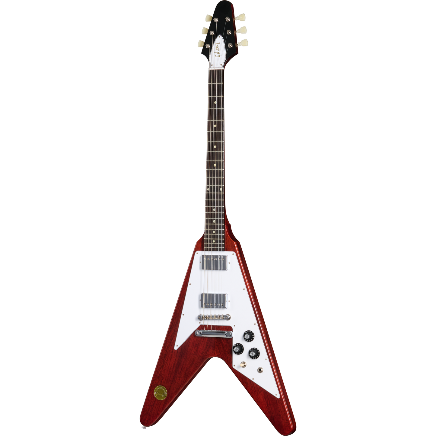 Gibson Custom 1971 Flying V Medallion Reissue Electric Guitar VOS - Medallion Cherry