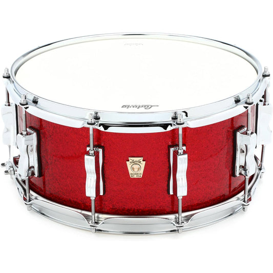 Ludwig Classic Maple 6.5x14 Snare Drum - Red Sparkle