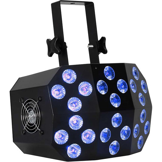 Eliminator Lighting Mega Wash RGBWA+UV Wash Light with Effects