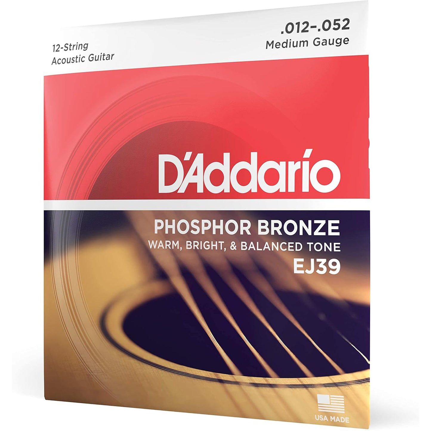 D'Addario EJ39 Medium 12-String 12-52