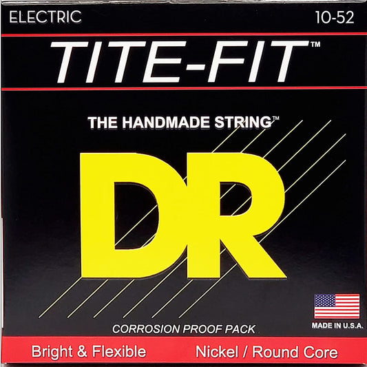 Dr Strings BT-10 10-52 Tite Fit Nickel Plated Electric Guitar Strings