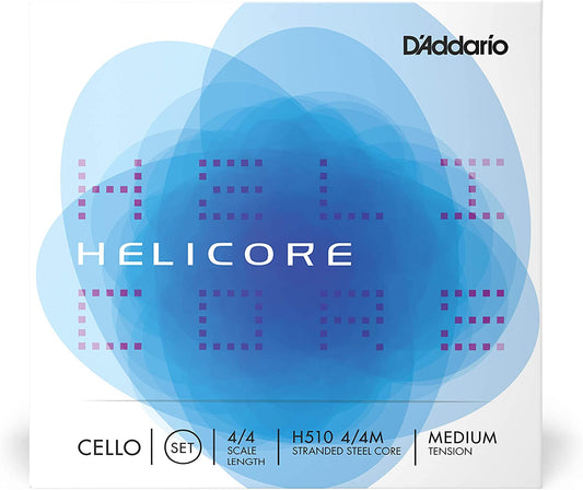 D'Addario H510 Helicore Cello 4/4 Scale Medium Tension Set